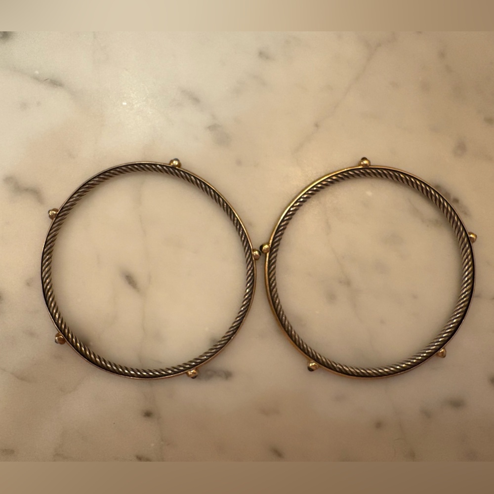 David Yurman Gold Bangles